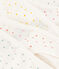 Set di 5 slip bambina in cotone a cuoricini variante 1