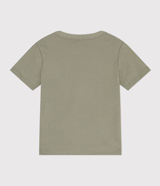 T-shirt  maniche corte in cotone bambino MARECAGE/ AVALANCHE