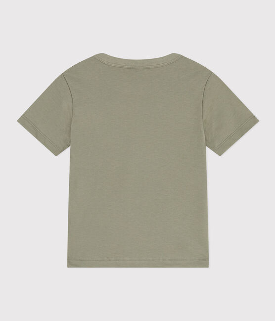 T-shirt  maniche corte in cotone bambino MARECAGE/ AVALANCHE