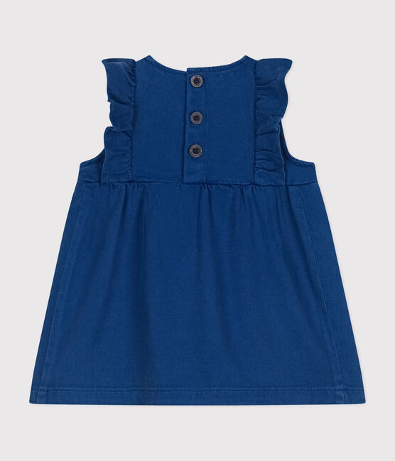 Abito senza maniche in cotone/lyocell neonato blu INCOGNITO