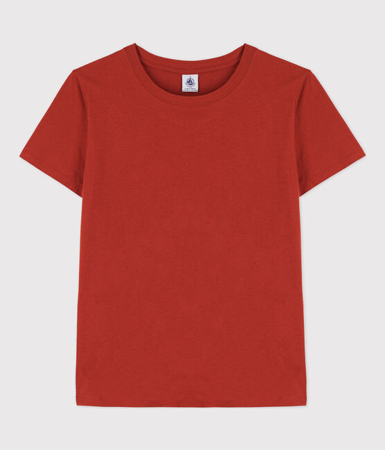 T-shirt LE DROIT girocollo in cotone Donna rosso HARISSA