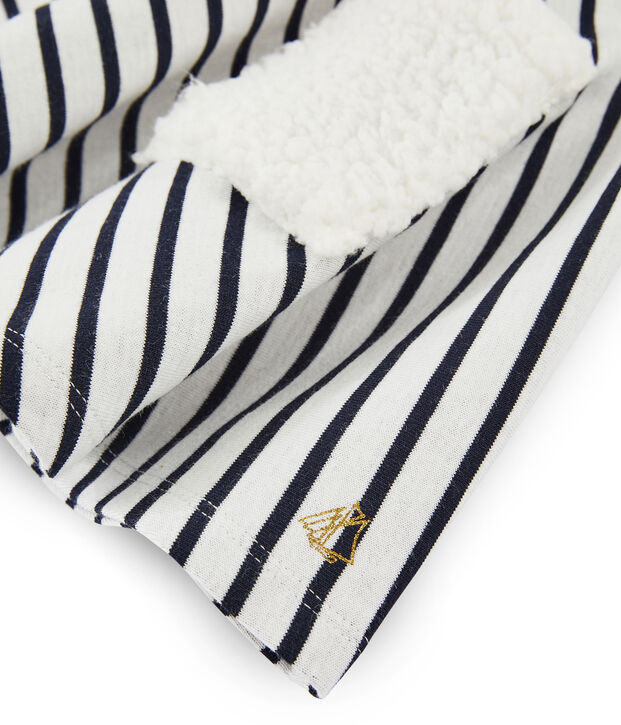 Gonna bambina bianco/blu