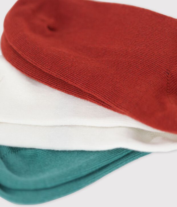 Confezione da 3 paia di calzini bambino multicolore