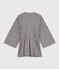 Kimono a righe donna blu SMOKING/bianco MARSHMALLOW