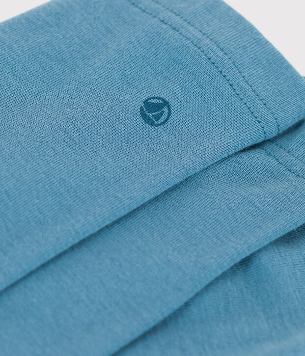 Leggings in cotone per beb&egrave; blu