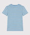 T-shirt L'ICONIQUE girocollo in cotone Donna AZUL/ MONTELIMAR
