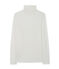 dolcevita donna in cotone leggero bianco MARSHMALLOW