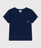 T-shirt bebè a maniche corte in jersey fiammato blu MEDIEVAL