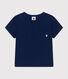 T-shirt bebè a maniche corte in jersey fiammato