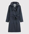 Trench con cappuccio Donna blu SMOKING