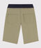 Bermuda in serge di cotone bambino verde MARECAGE