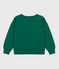 Felpa in molleton bambino unisex verde EVERGREEN