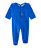 Tutina bebè in ciniglia blu PERSE