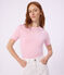 T-shirt a maniche corte in cotone tinta unita donna rosa MARQUISE