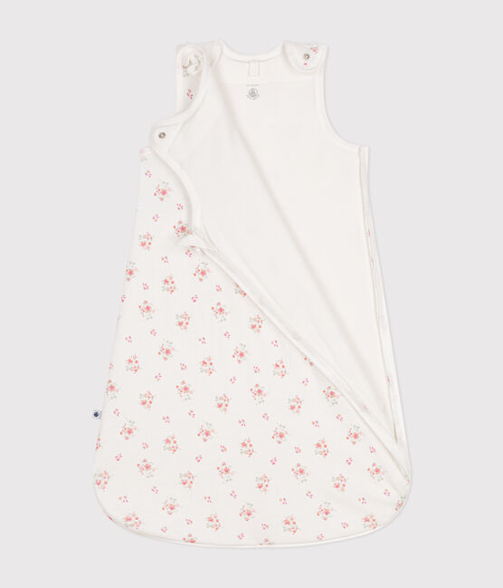 Sacco nanna in cotone neonato TOG 1,5 bianco MARSHMALLOW/bianco MULTICO