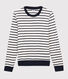 T-shirt marinière in cotone Donna