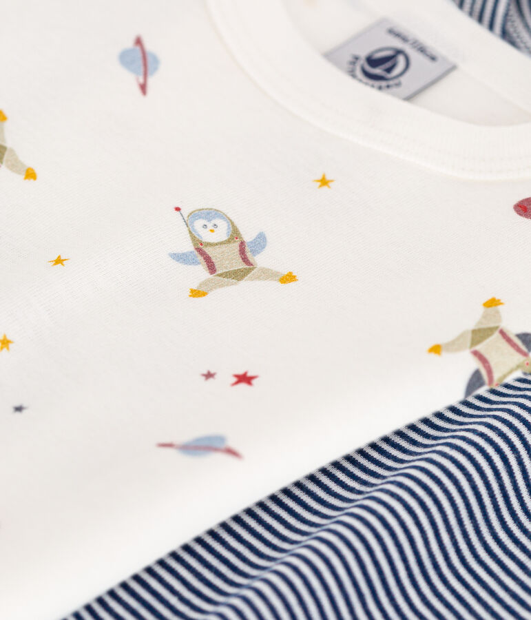 Set di 2 T-shirt a maniche corte in cotone bambino variante 1