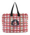 Shopping bag trapuntata bianco MARSHMALLOW/bianco MULTICO