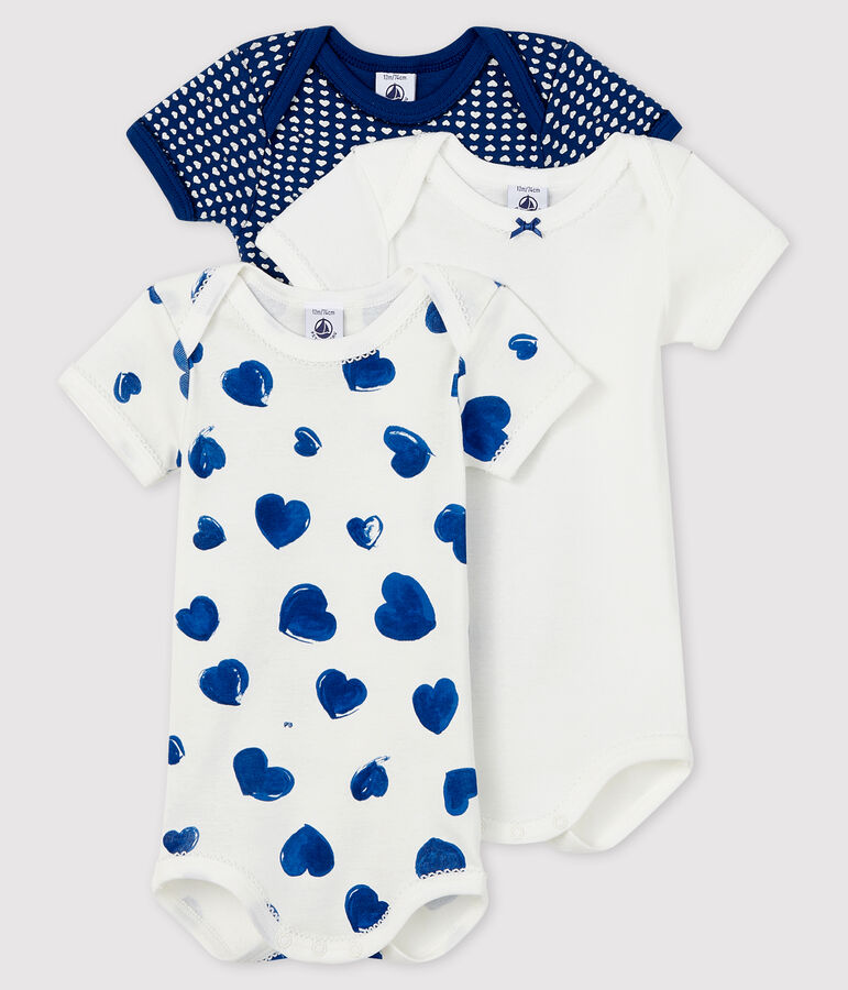 Confezione da 3 body manica corta beb&egrave; femmina variante 1