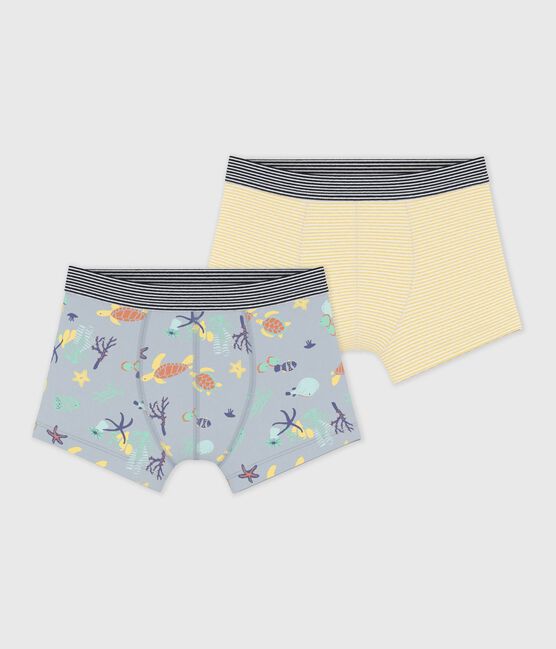 Set di boxer in cotone con stampa fosforescente bambino variante 1