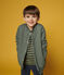 Cardigan stile teddy in tubique bambino verde VALLEE