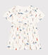 Abito manica corta in cotone bambina
