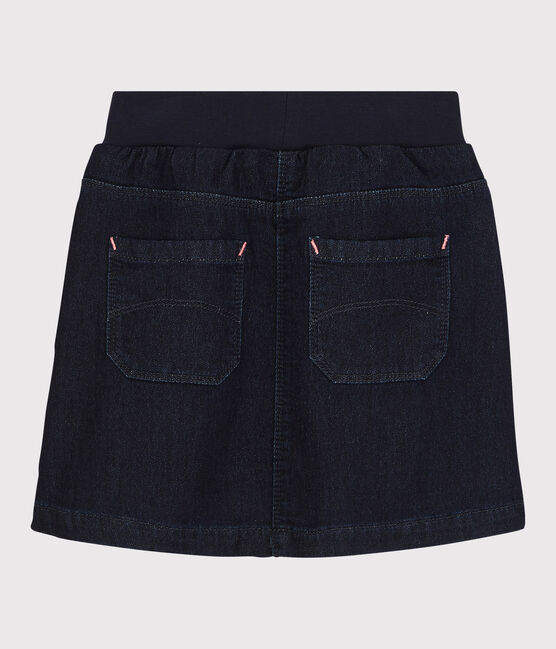 Gonna in denim bambina blu DENIM BLEU FONCE