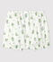 Slip bloomer in garza di cotone biologico bebè bianco MARSHMALLOW/bianco MULTICO