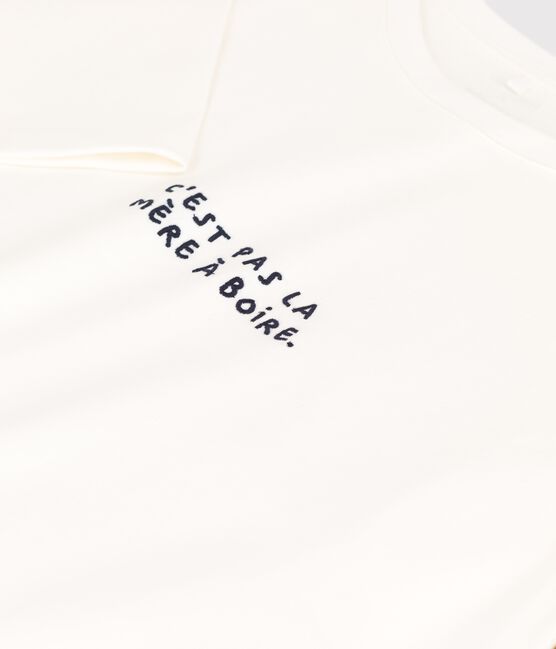 T-shirt Tajinebanane x Petit Bateau bianco MARSHMALLOW