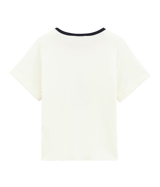tee-shirta maniche corte per bambina bianco MARSHMALLOW