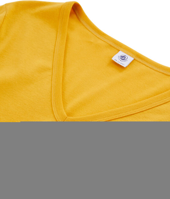 T-shirt manica lunga iconica donna giallo BOUDOR