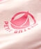 Tuta anti-UV ecoresponsabile bebè femmina/maschio rosa MINOIS/bianco MARSHMALLOW