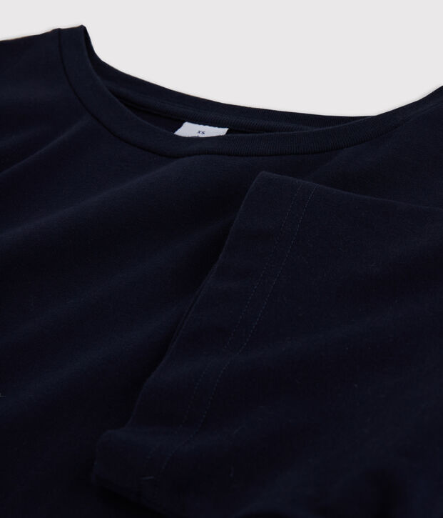 T-shirt LE BOXY in cotone donna blu