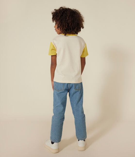 T-shirt stampata in jersey bambino giallo AVALANCHE/ NECTAR