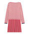 Abito maniche lunghe donna rosso TERKUIT/bianco MARSHMALLOW