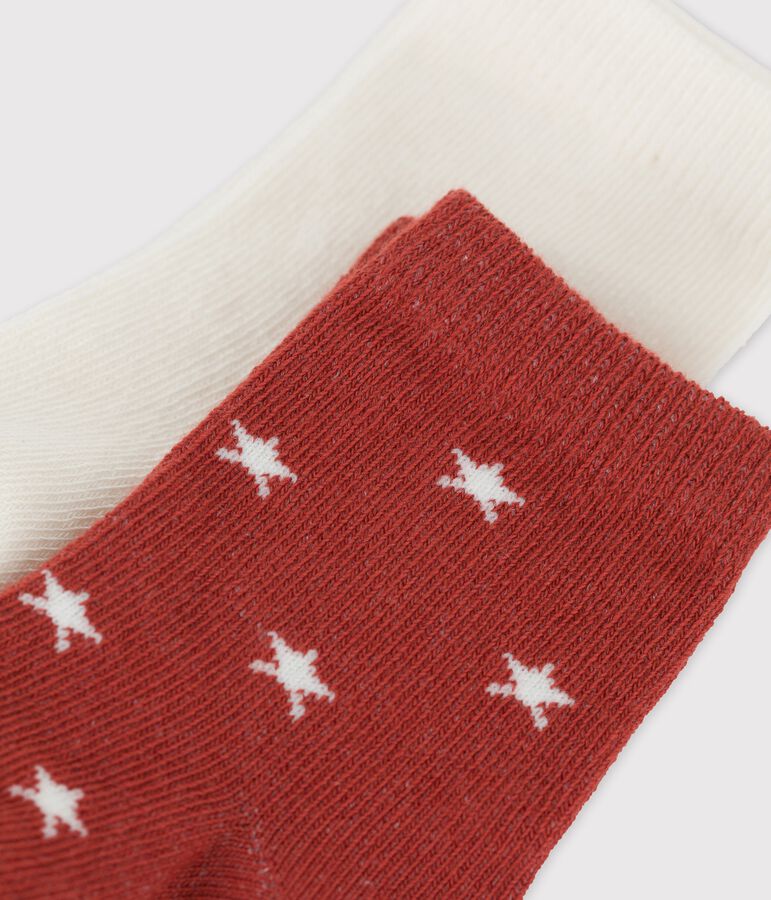 Confezione da 2 paia di calzini beb&egrave; multicolore