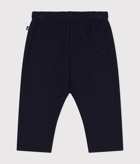 Pantaloni in tubique trapuntato neonato blu SMOKING