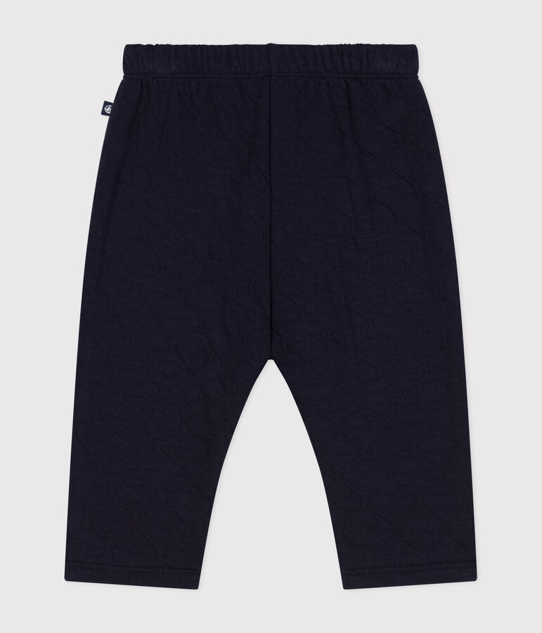 Pantaloni in tubique trapuntato neonato blu