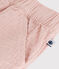 Shorts in tessuto operato bebè rosa SALINE