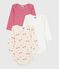 Set di body a maniche lunghe in cotone con stampa neonato variante 1