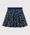 Gonna in cotone bambina blu MEDIEVAL/bianco MULTICO