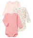 Trio body manica lunga bambina