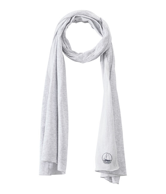 Sciarpa per donna grigio POUSSIERE/bianco LAIT