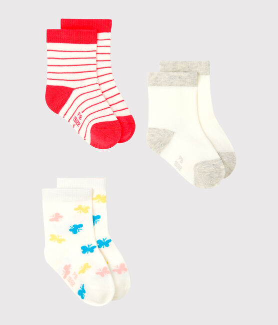 Set di 3 paia di calzini bebè bambina variante 1
