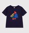 T-shirt a maniche corte con stampa bambino SOIR