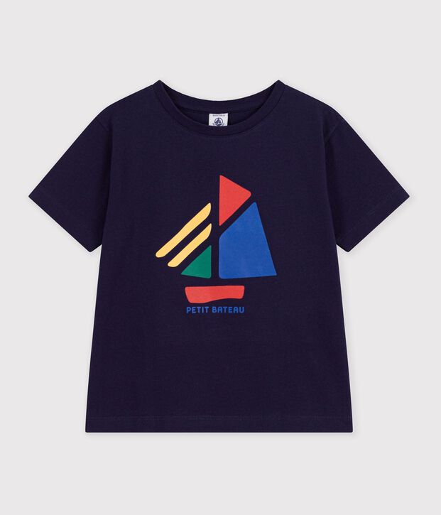 T-shirt a maniche corte con stampa bambino SOIR