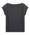 T-shirt maniche corte donna in cotone sea island grigio MAKI
