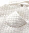 Salopette lunga neonato in tessuto tubico beige MONTELIMAR CHINE