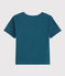 T-shirt serigrafata bambino blu SHADOW