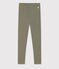 Jeggings bambina in jersey elasticizzato verde MARECAGE